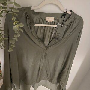 NWT Zadig & Voltair Satin Top (Retails $298+)